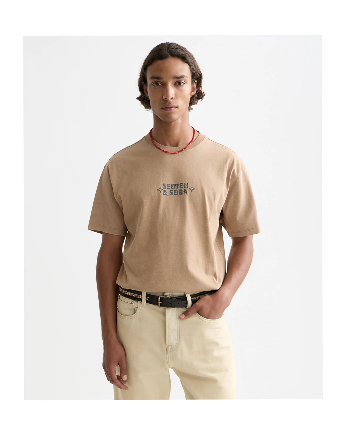 Men's Front Artwork Relaxed-Fit T-Shirt