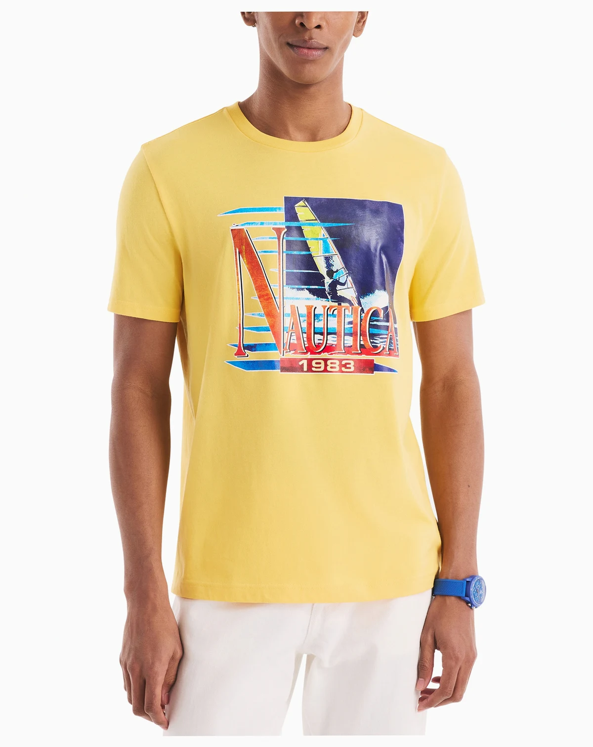 Men's Windsurfing Logo Graphic T-Shirt