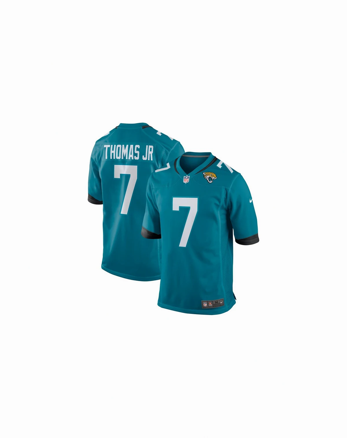 Men's Brian Thomas Jr Teal Jacksonville Jaguars 2024 NFL Draft First Round Pick Player Game Jersey