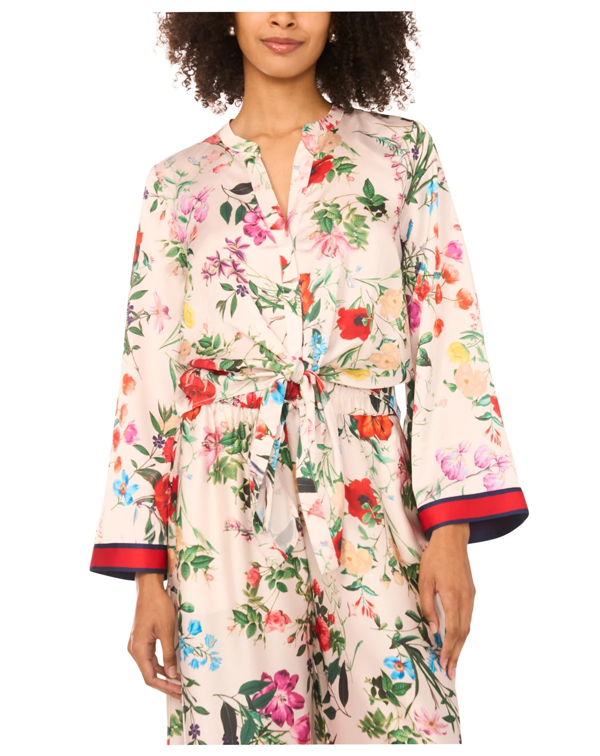 Women's Tie-Front Blouse