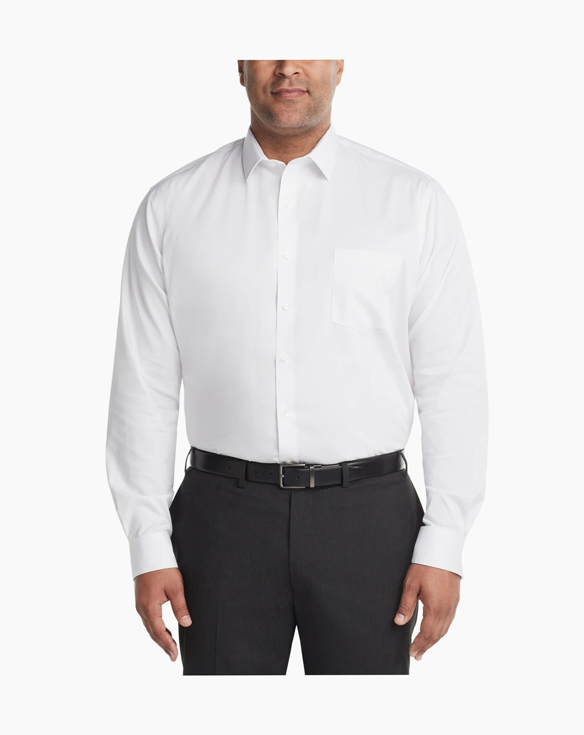 Tall Men's Ultra Wrinkle Free Solid Dress Shirt