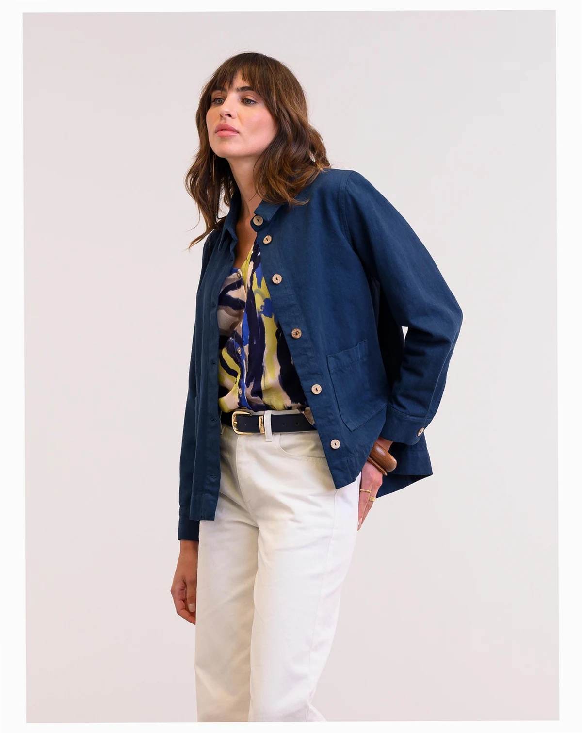Women's Cotton Twill Pleat Back Jacket