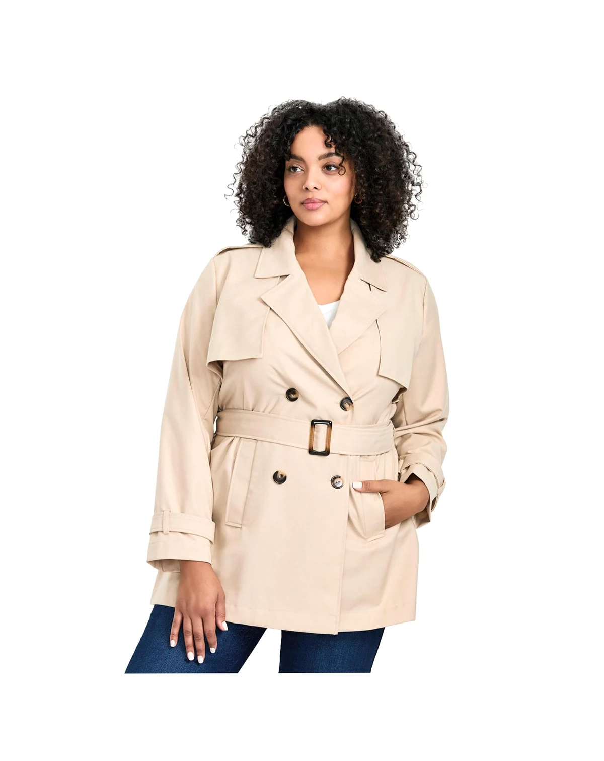 Women's Plus Size Tia Trench Jacket