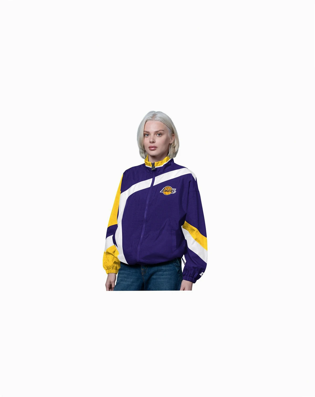 Women's Purple/Gold Los Angeles Lakers 1st Quarter Full-Zip Jacket