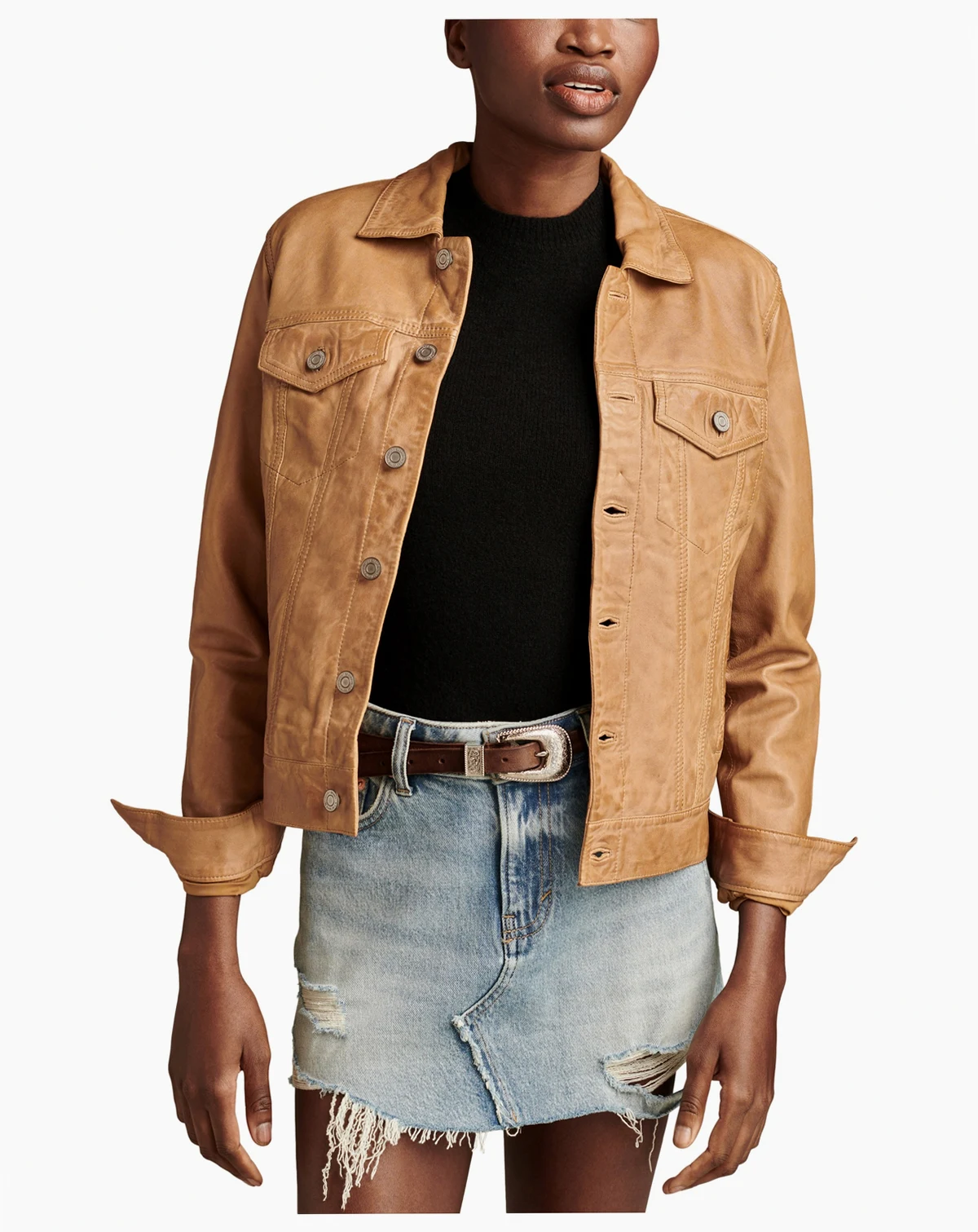 Leather Trucker Jacket