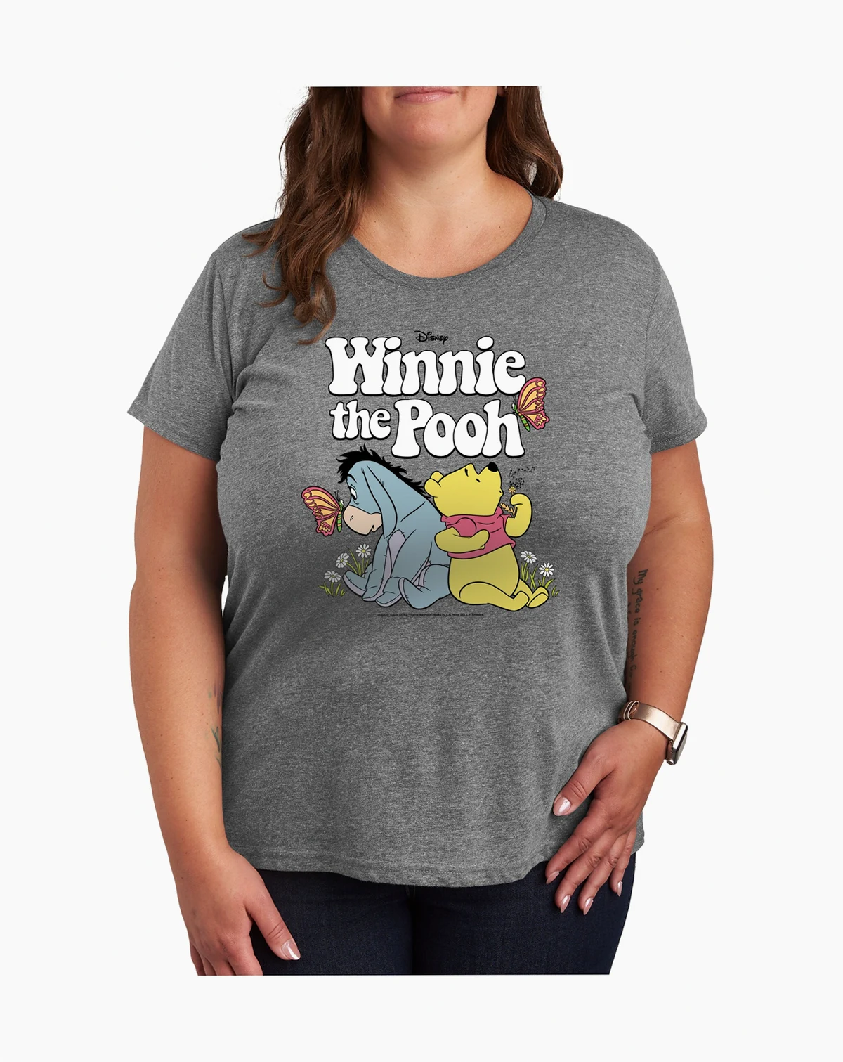 Trendy Plus Size Winnie the Pooh Graphic T-Shirt