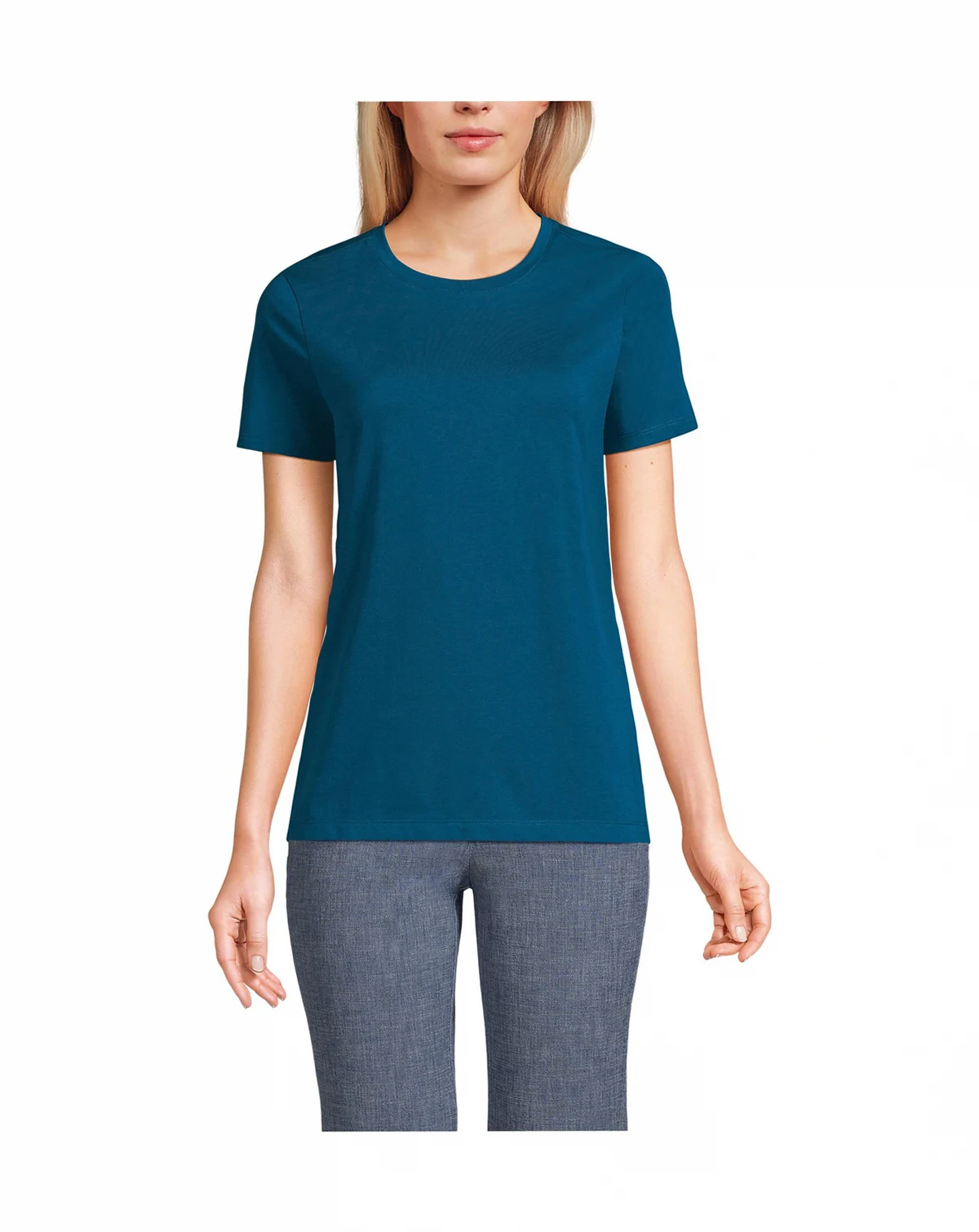 Women's Relaxed Supima Cotton Crew Neck T-Shirt