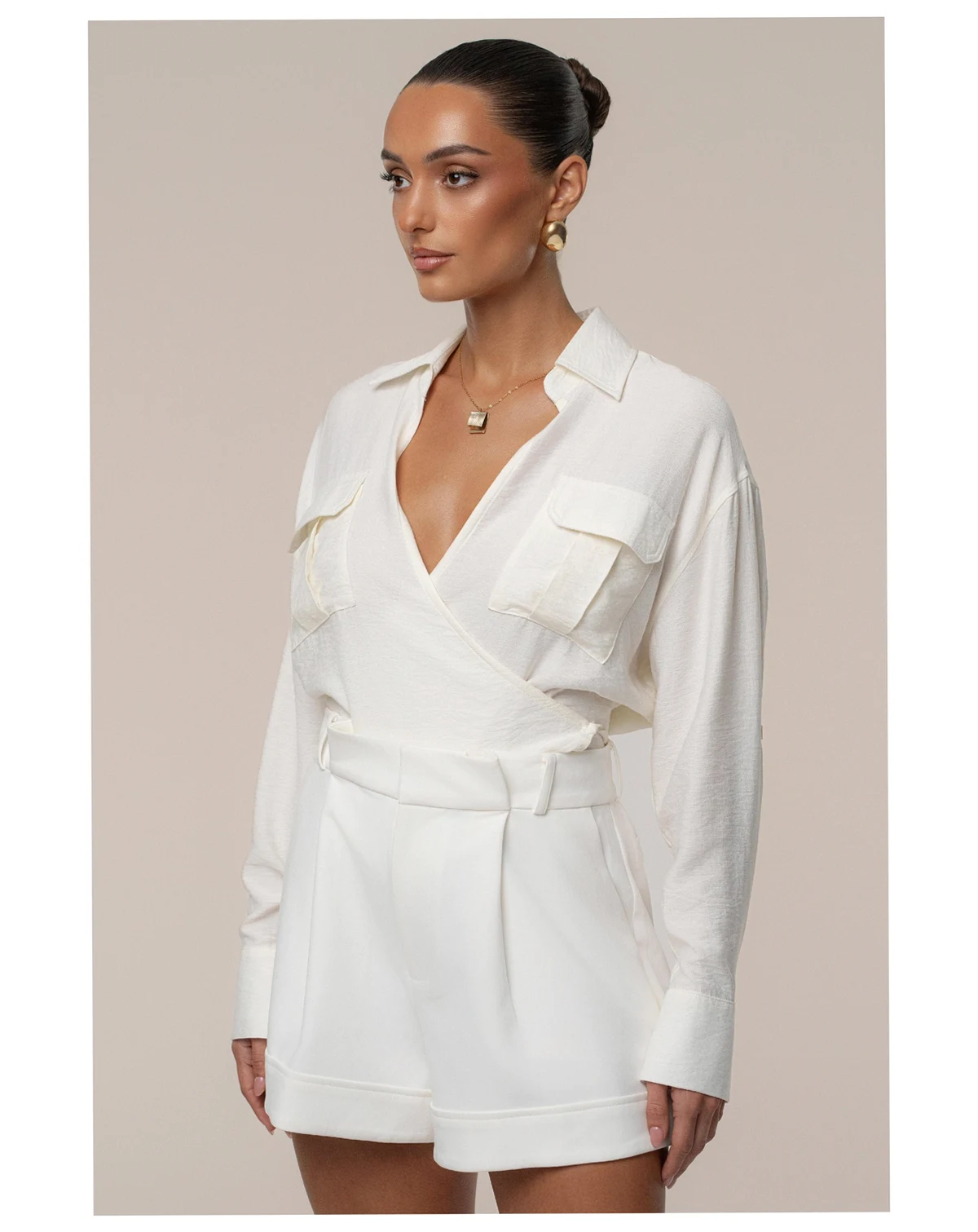 Women's Drift Collared Cargo Top