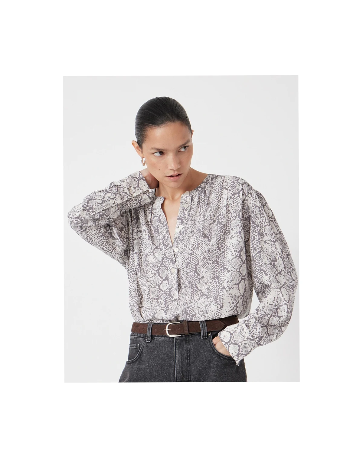 Women's Fernanda Snake Printed Blouse