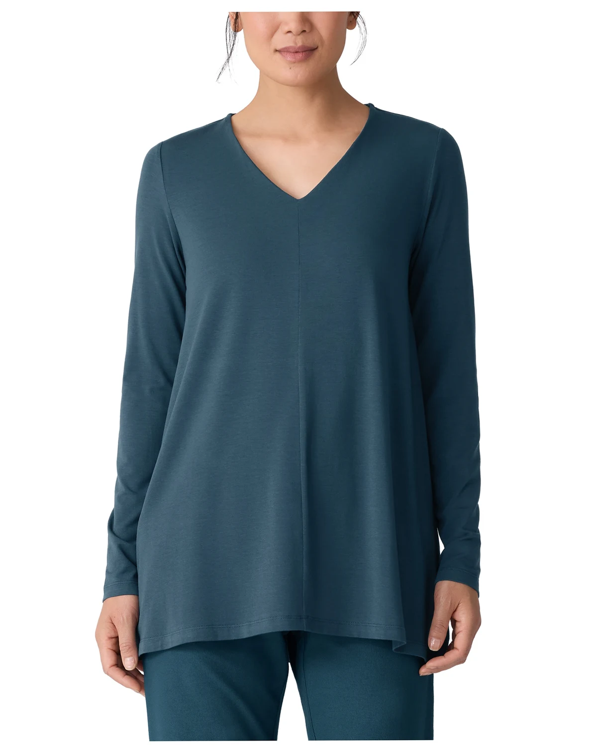 Women's V-Neck Tunic Top