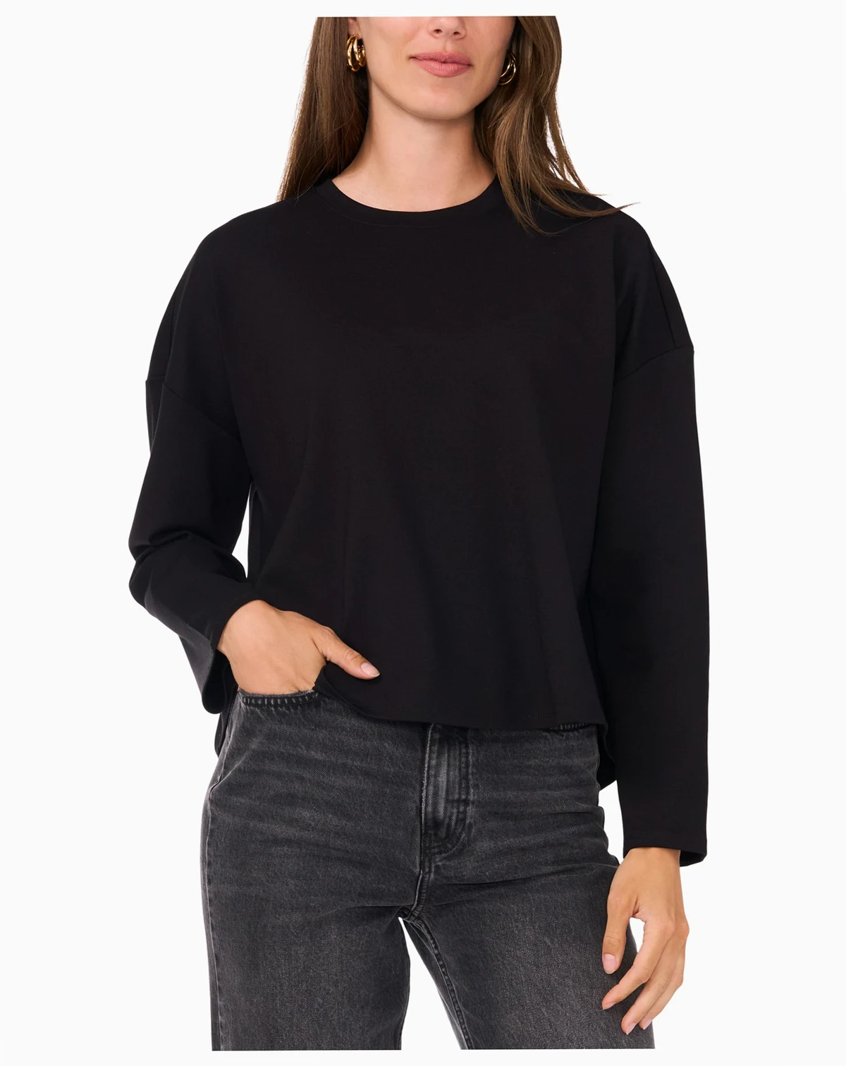 Women's Drop-Shoulder Sweatshirt