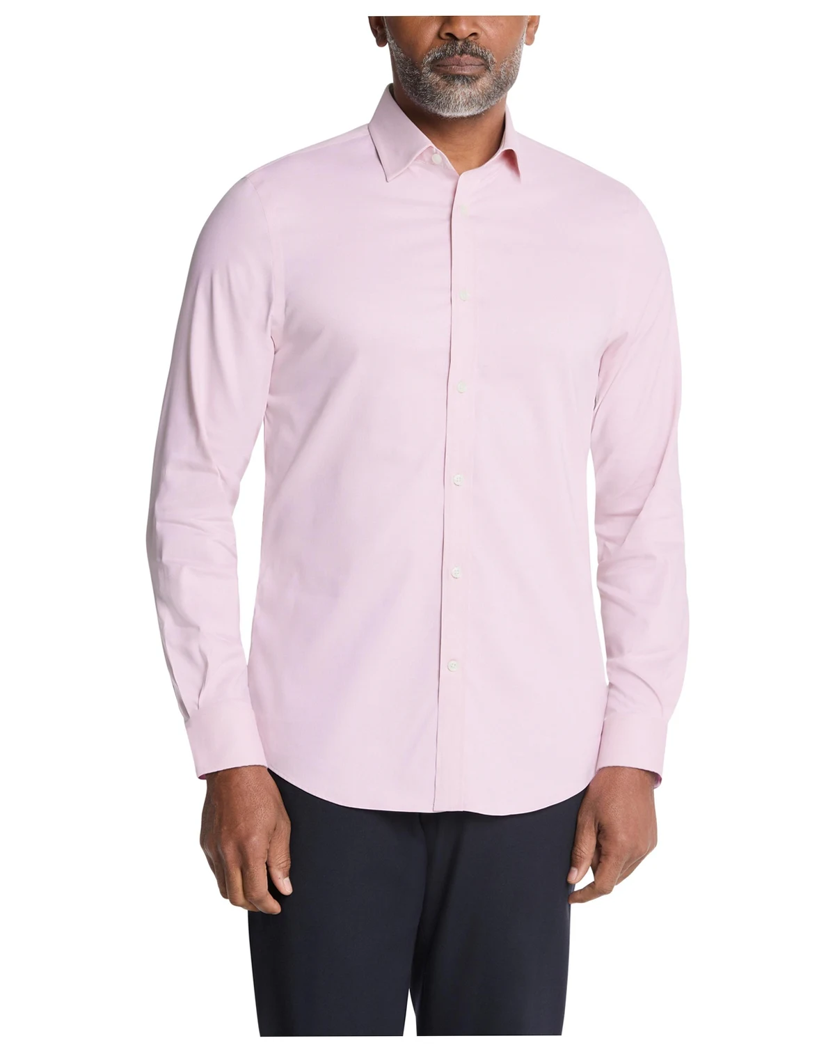 Men's Eco Passport Stretch Untucked Slim Fit Dress Shirt