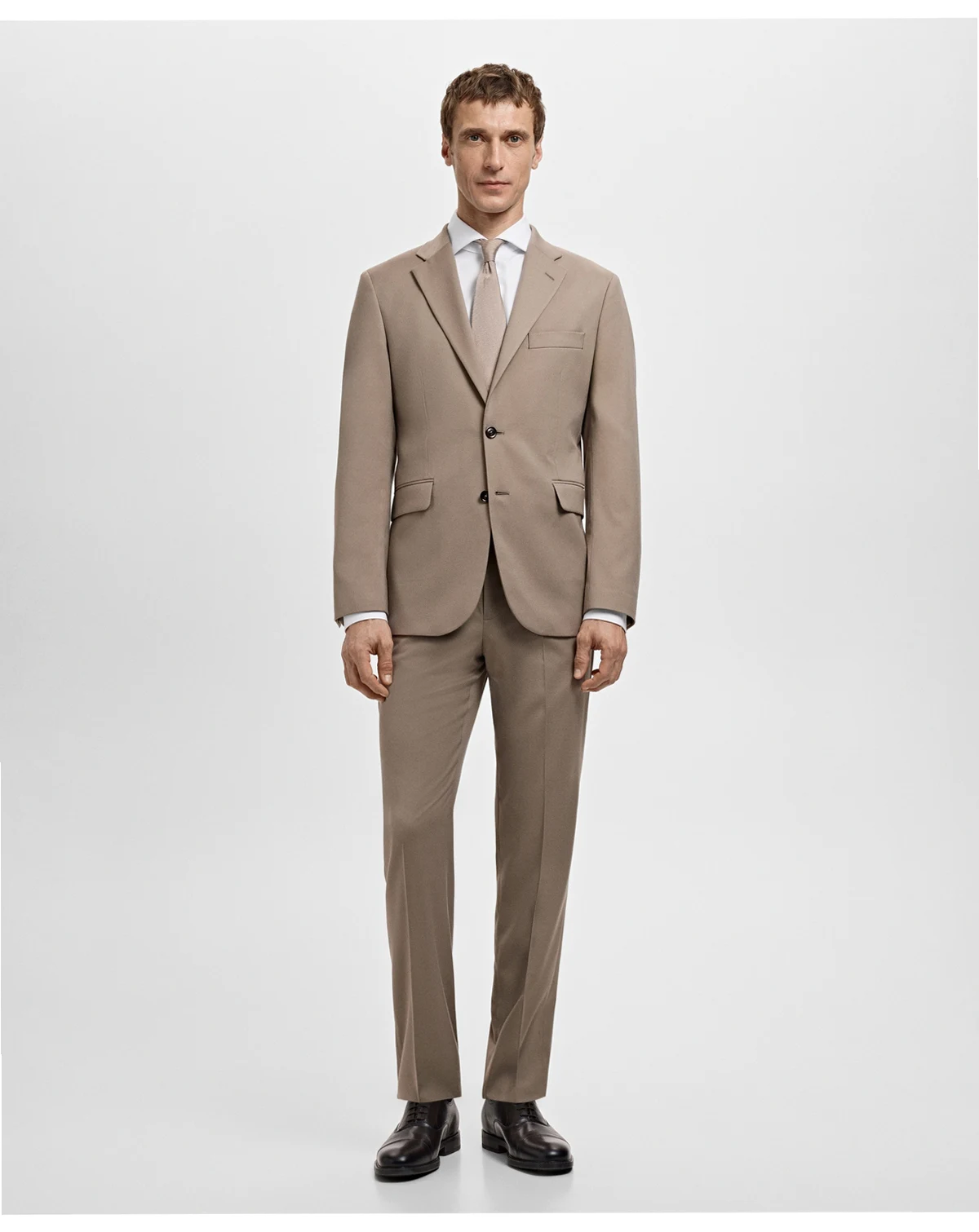 Men's Slim-Fit Cotton Poplin Dress Shirt