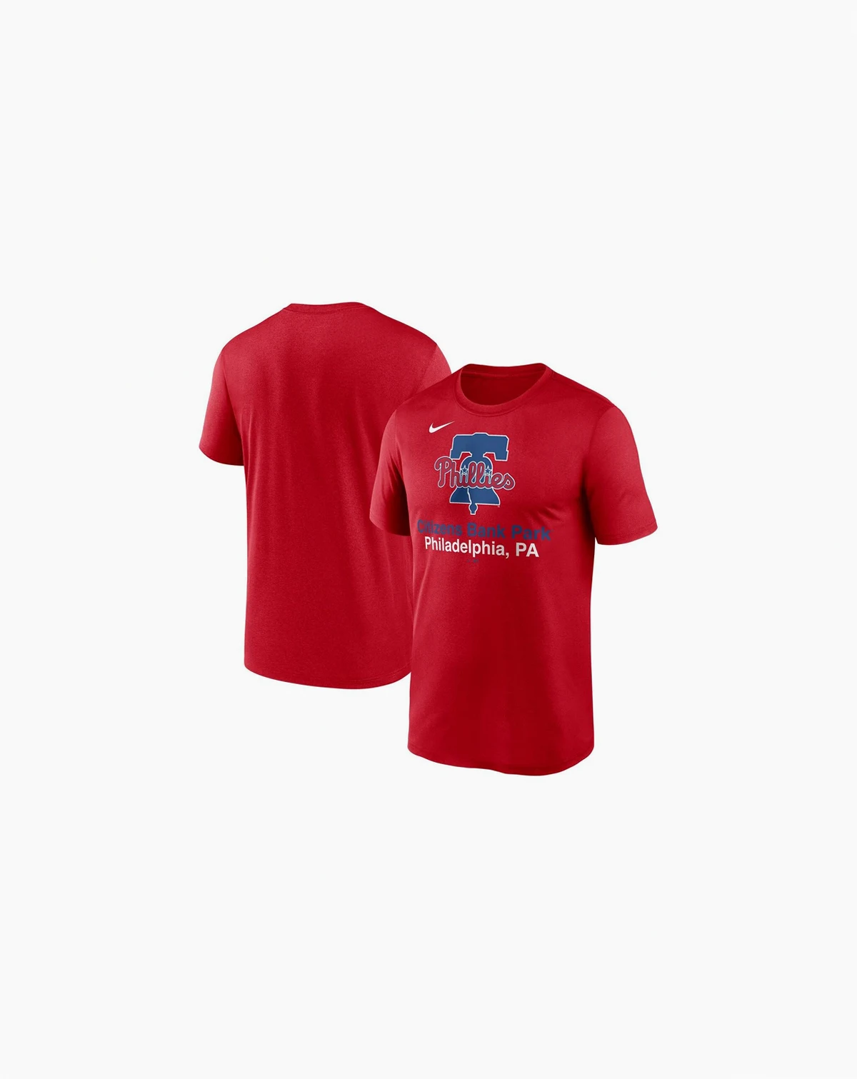 Men's Red Philadelphia Phillies Stadium Legend Performance T-Shirt