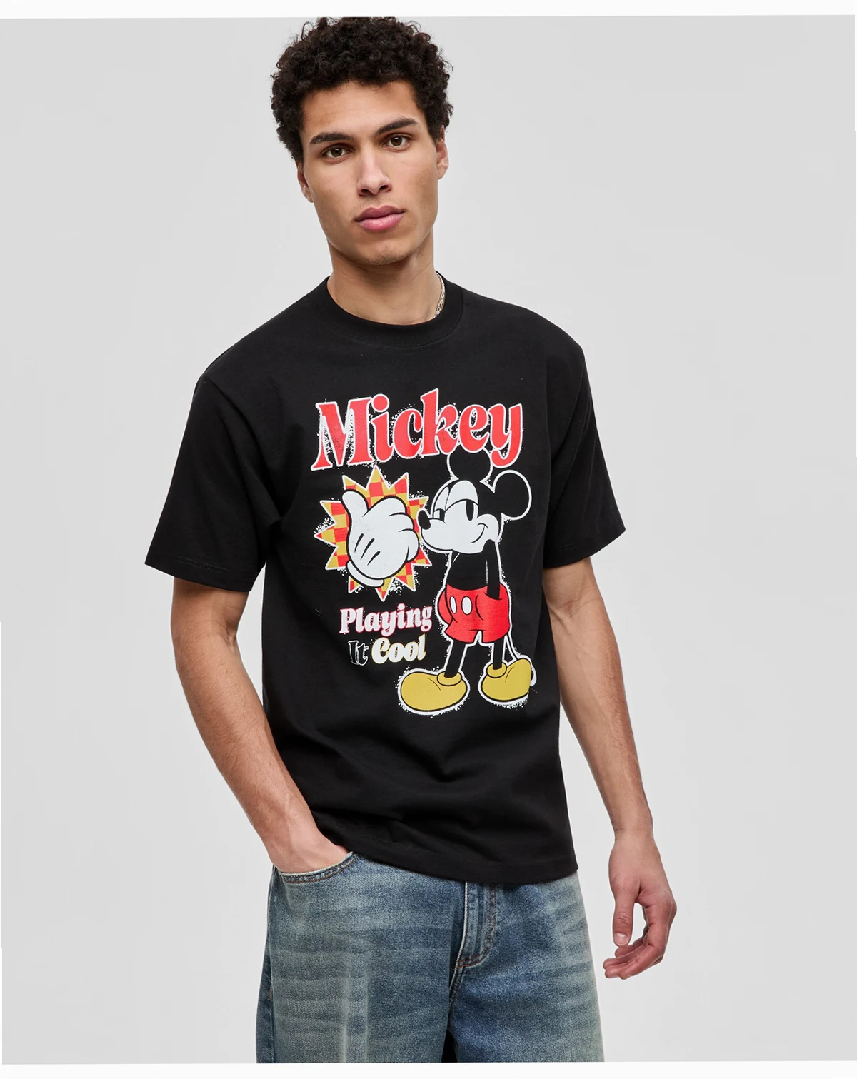 Men's Cotton Mickey Mouse Graphic T-Shirt, Macy's Exclusive