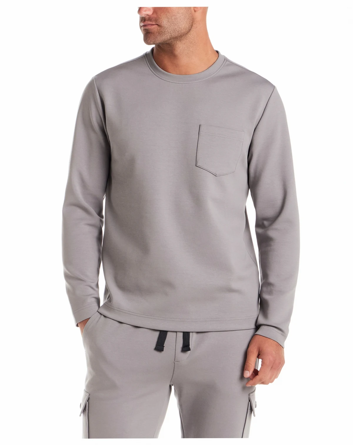 Men's Crewneck Long-Sleeve T-Shirt