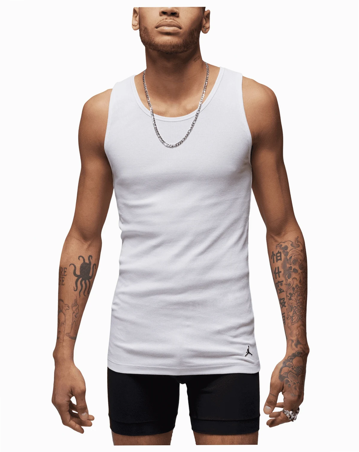 Men's 2-Pack Flight Base Stretch Cotton Ribbed Tanks