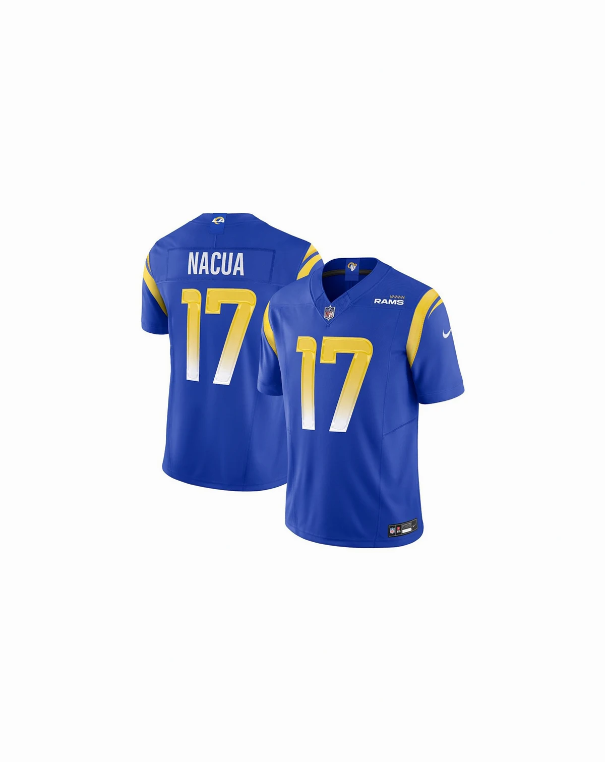 Men's Puka Nacua Royal Los Angeles Rams Vapor F.U.S.E. Limited Jersey