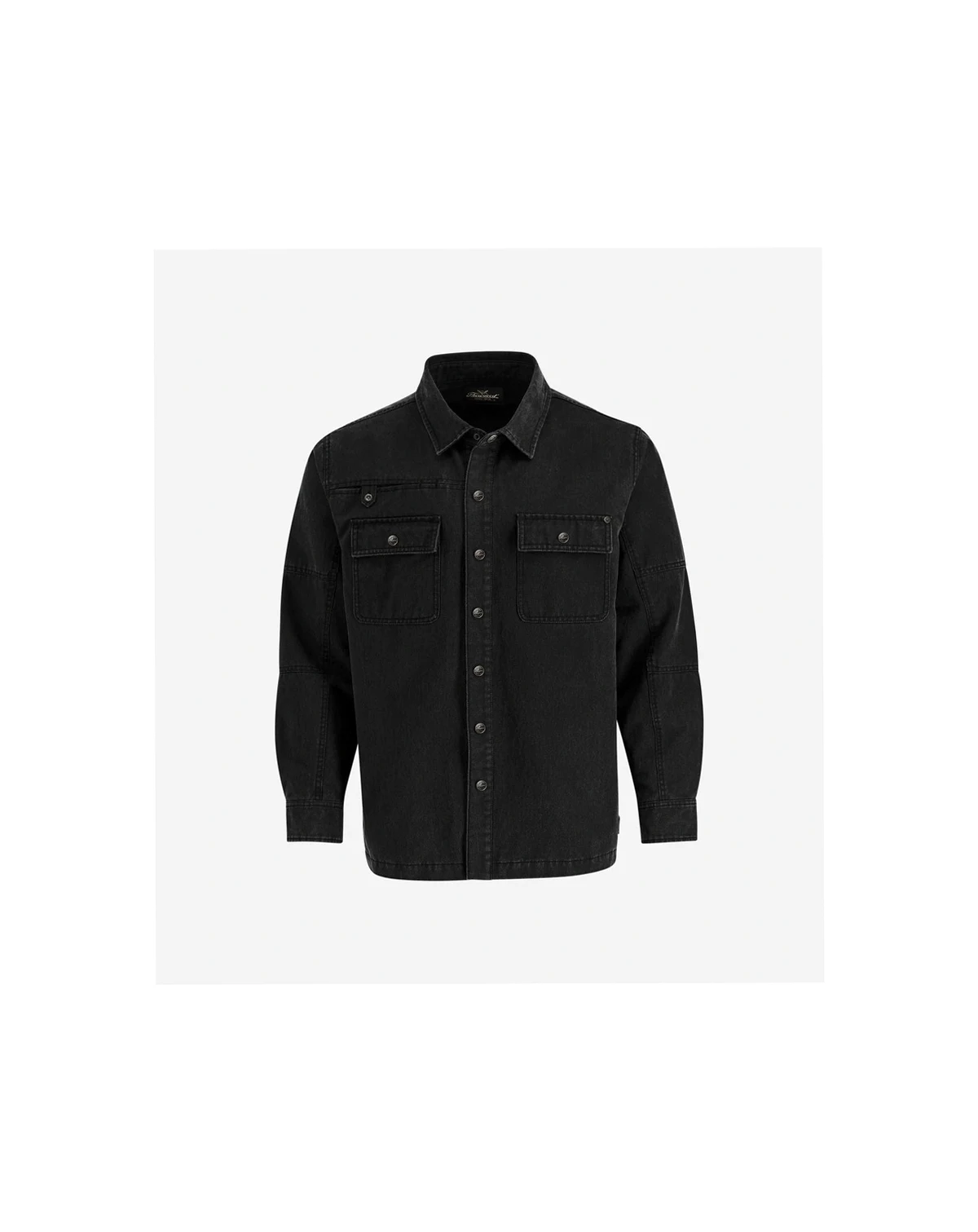Men's Sueded Shirt Jacket Snap Up