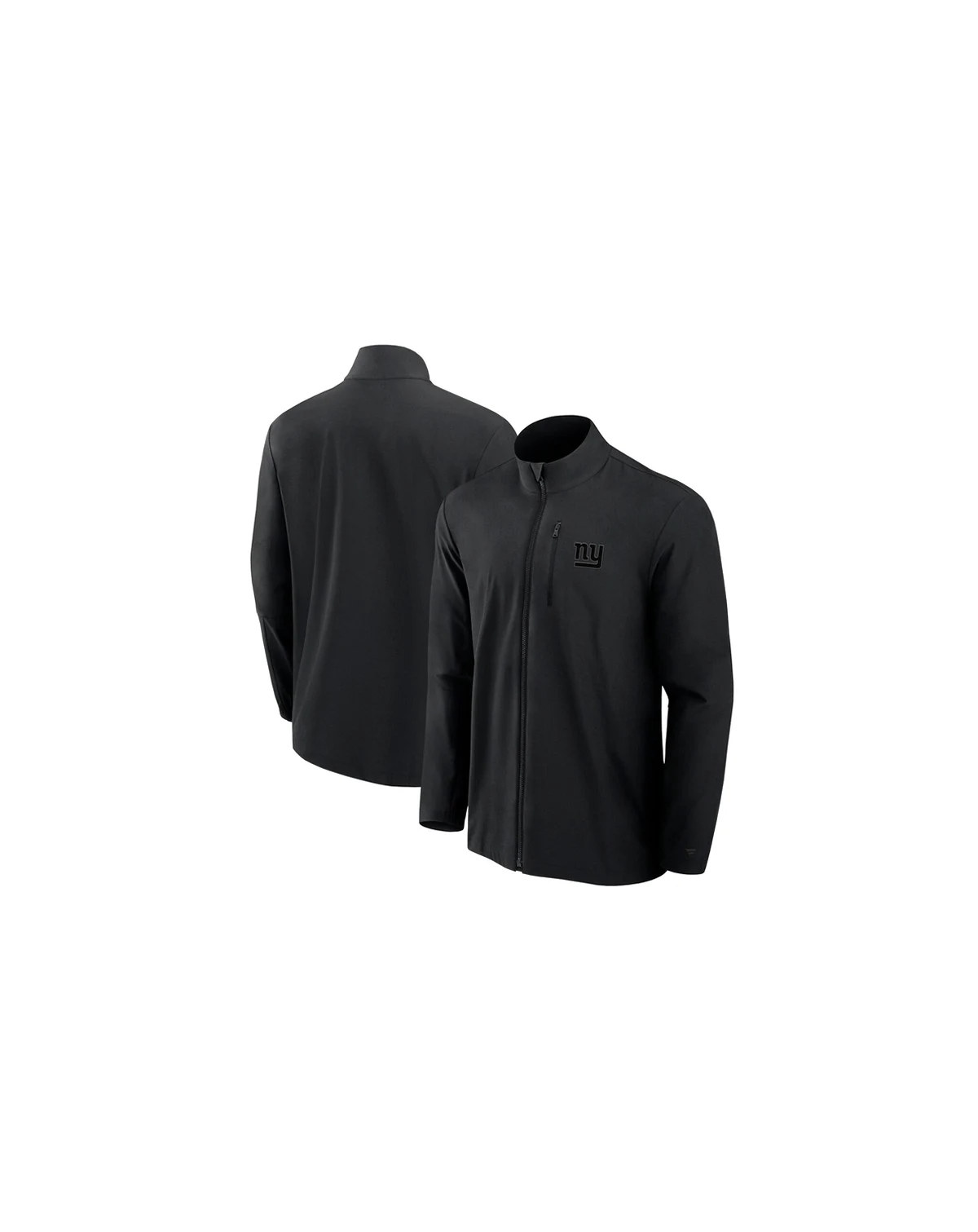 Men's Black New York Giants Front Office Woven Full-Zip Jacket