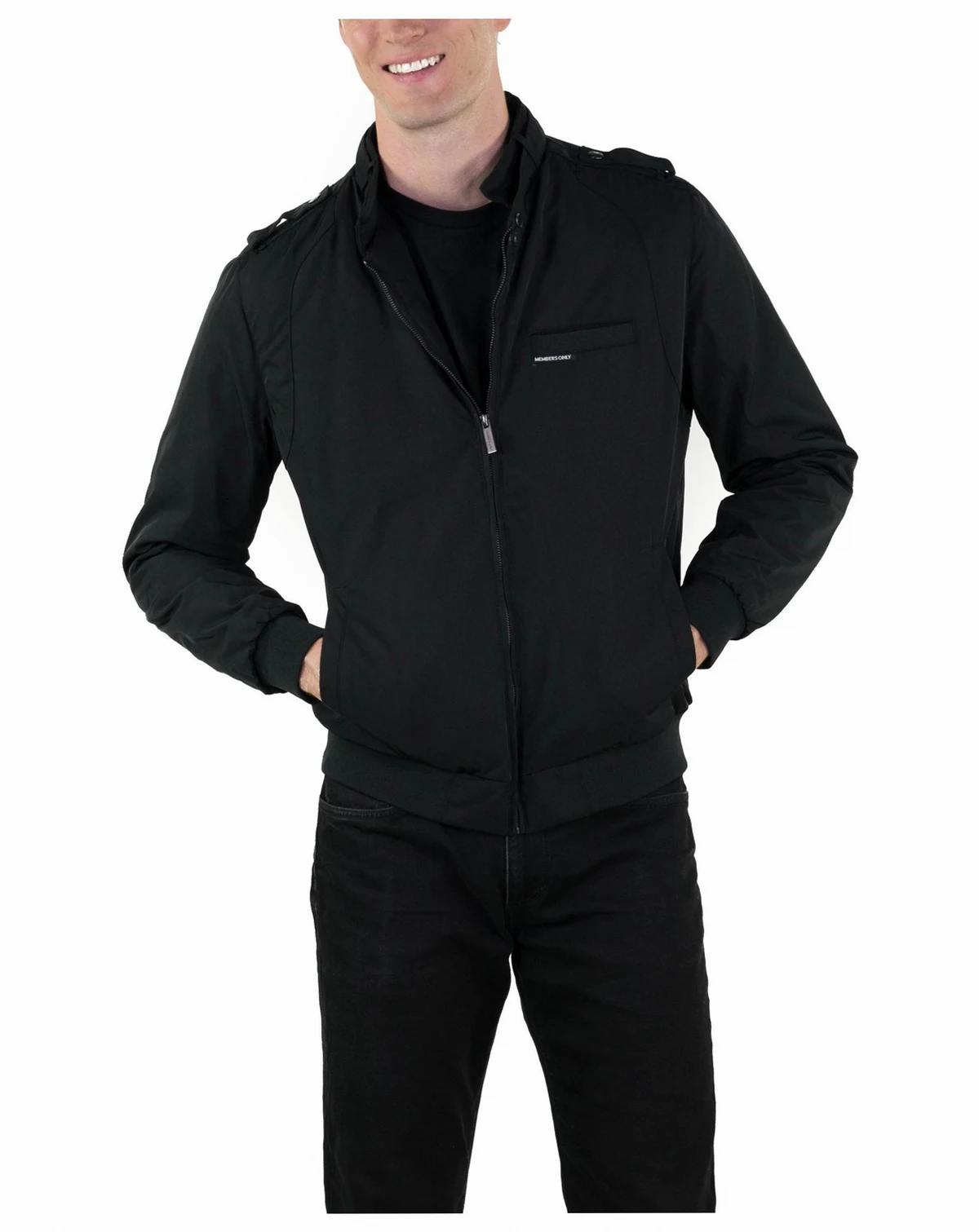 Men's Heavy Iconic Racer Quilted Lining Jacket (Slim Fit)