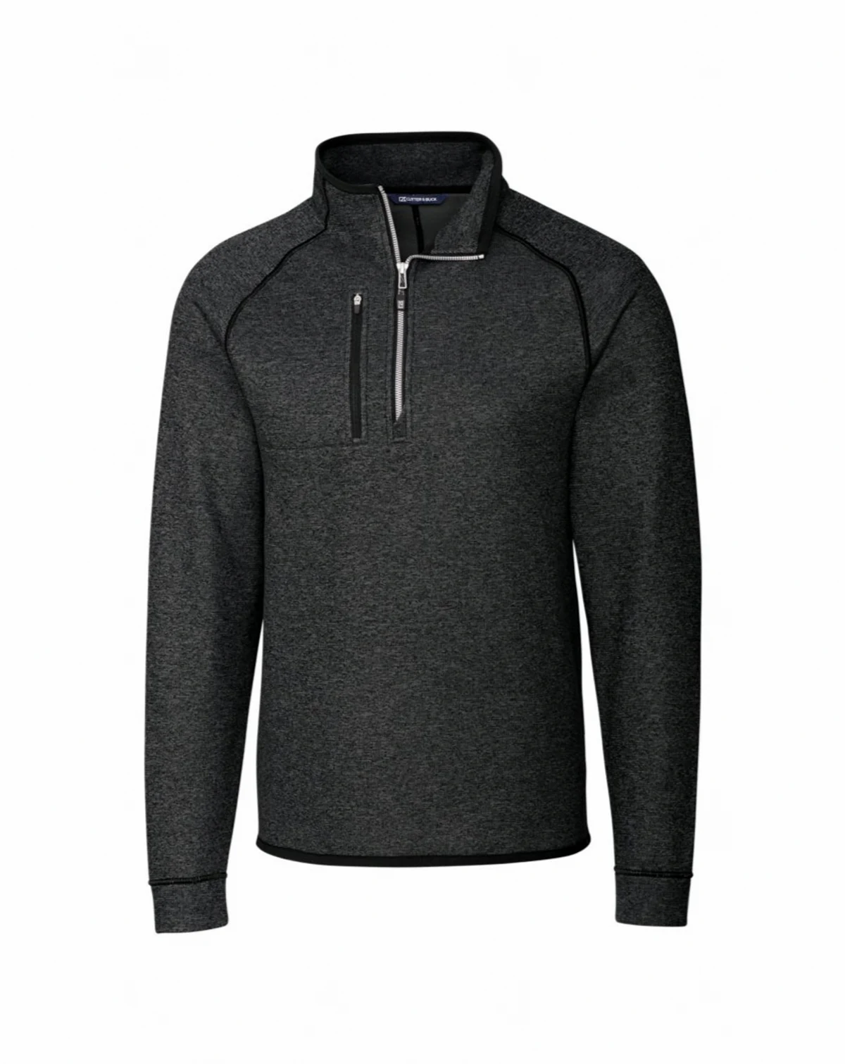 Big & Tall Mainsail Sweater-Knit Half Zip Pullover Jacket