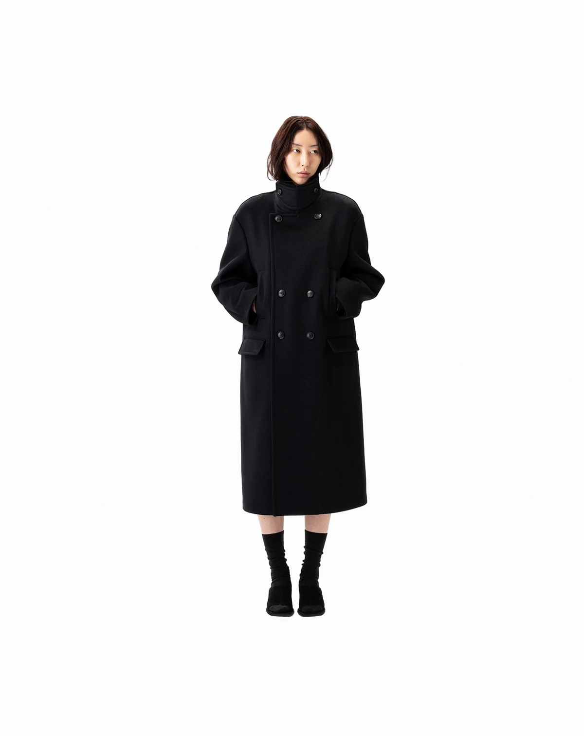 Unisex Cashmere Trench Coat