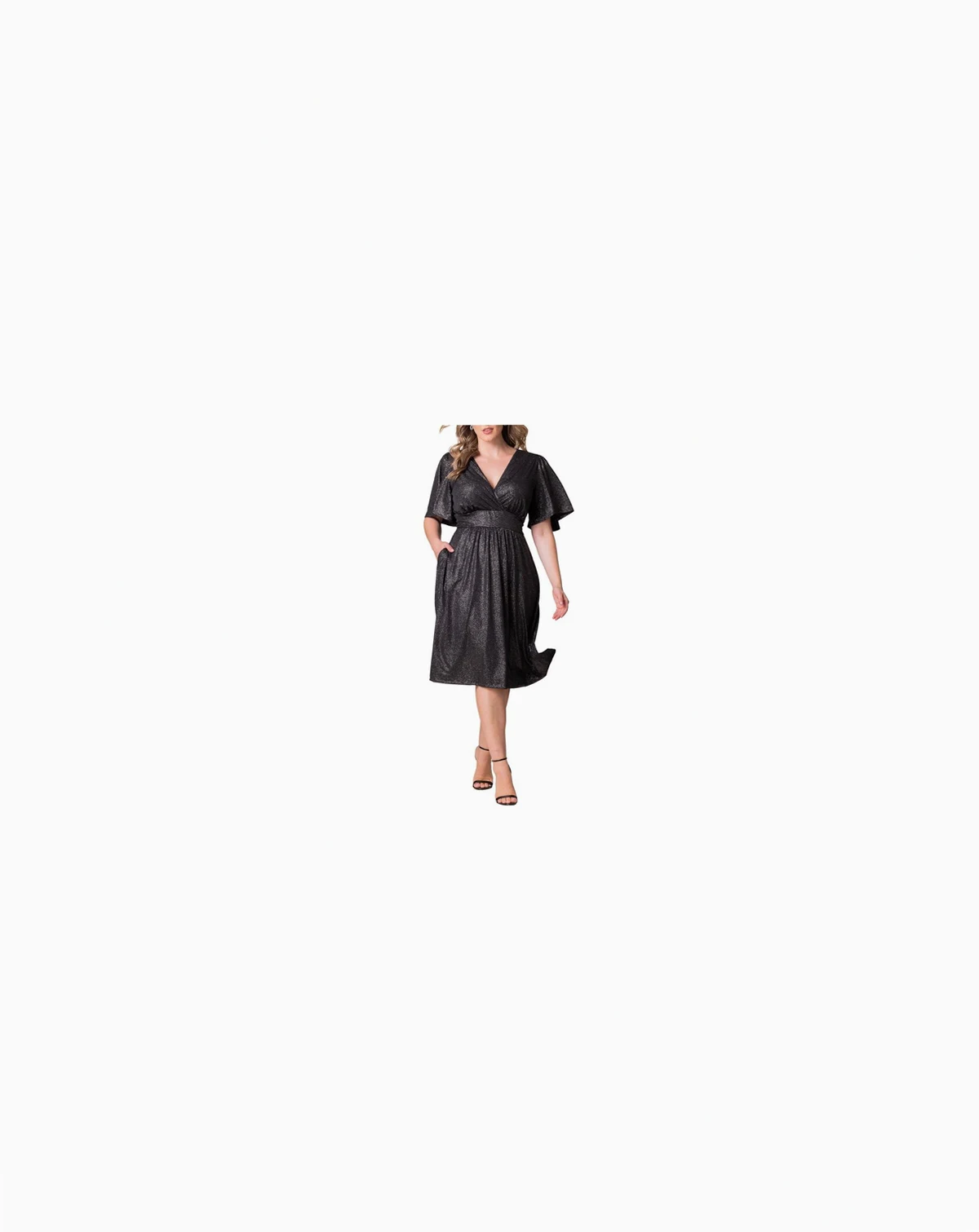 Plus Size Crystal Cove Cocktail Dress with Pockets