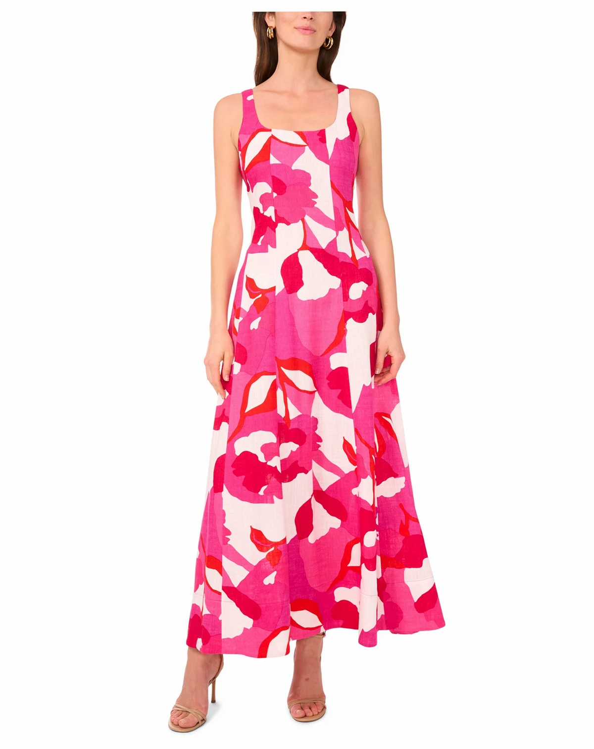 Women's Sleeveless Fit & Flare Maxi Dress