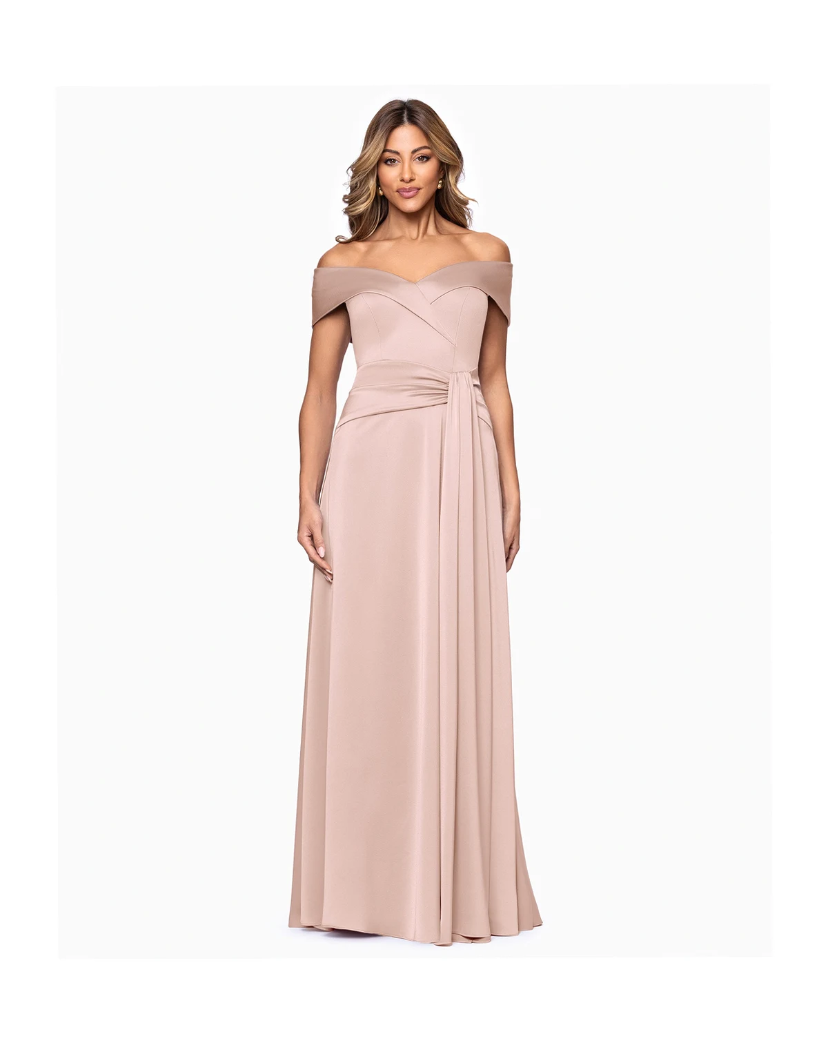Women's Off-The-Shoulder Long Party Dress