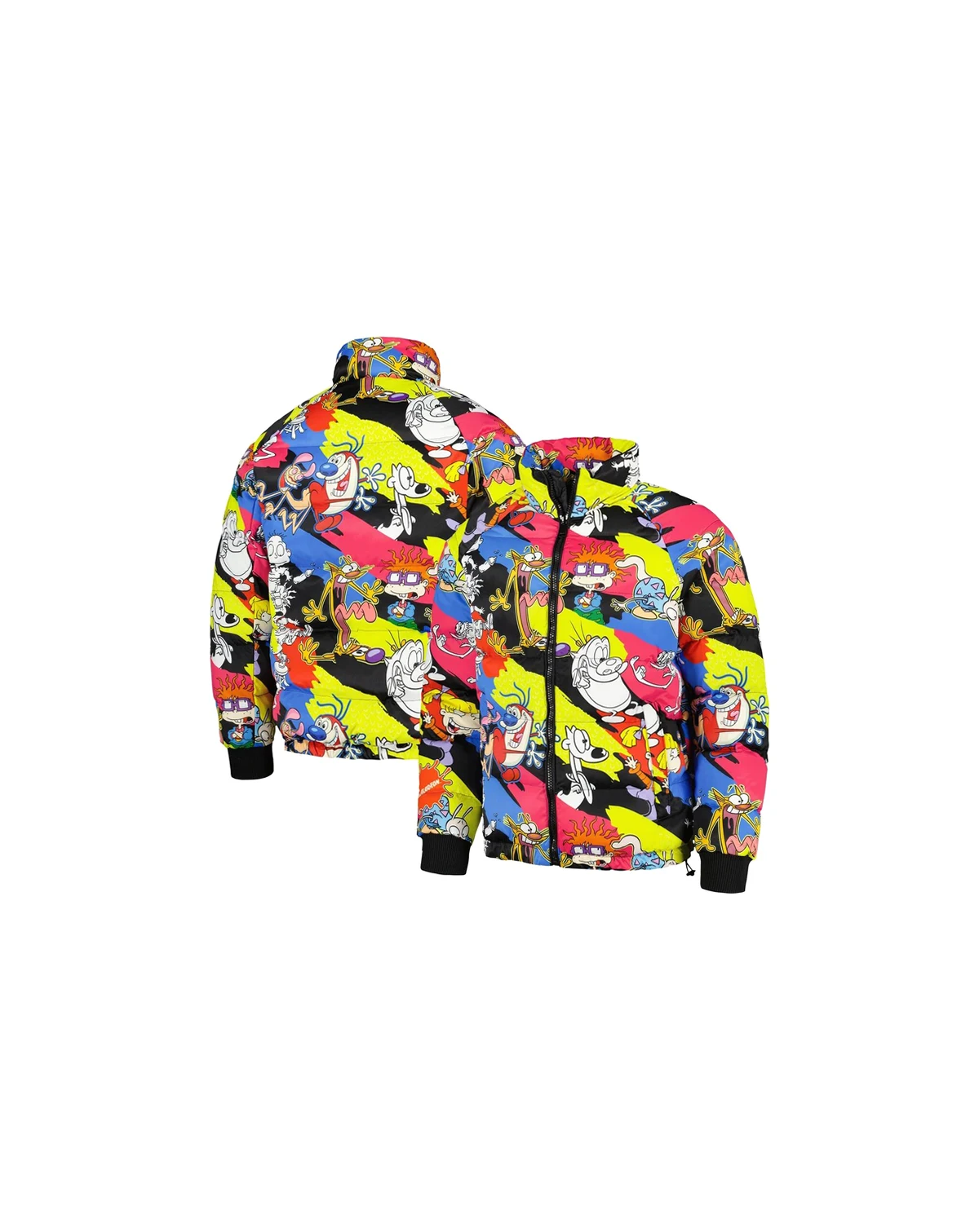 Men's Pink Rugrats Raglan Full-Zip Puffer Jacket