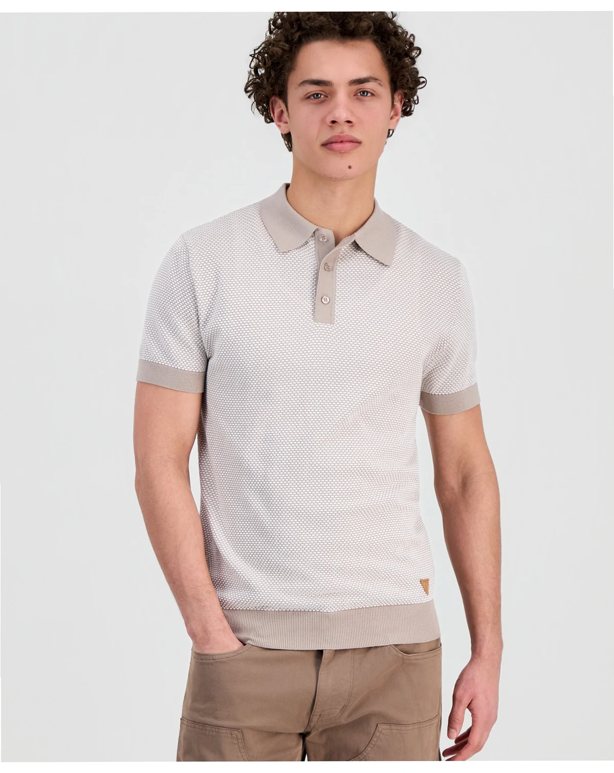 Men's Lake Bi-Color Knit Polo