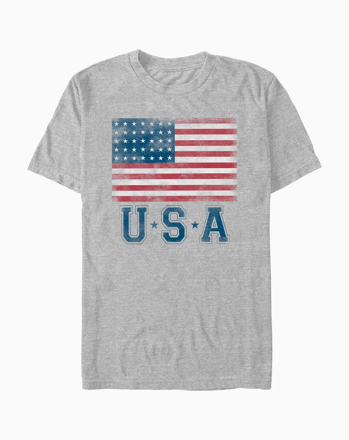 Men's USA Two Star Flag 2 Short Sleeve T-Shirt