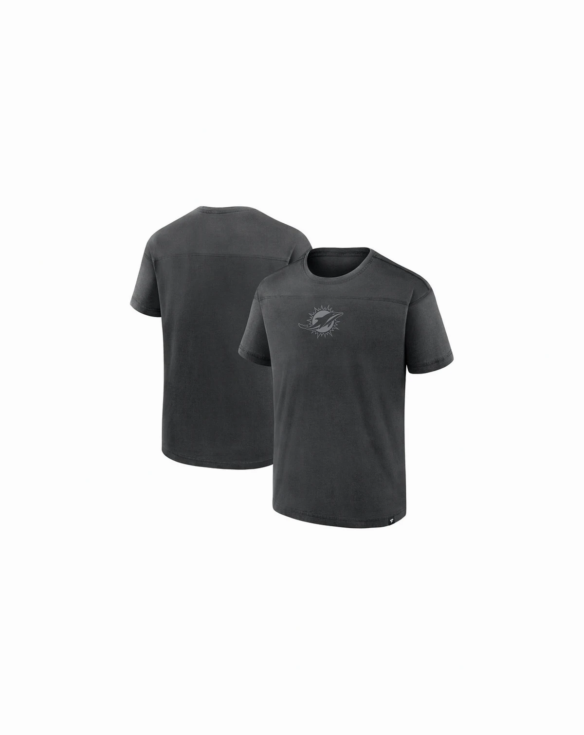 Men's Black Miami Dolphins Mini Tonal T-Shirt