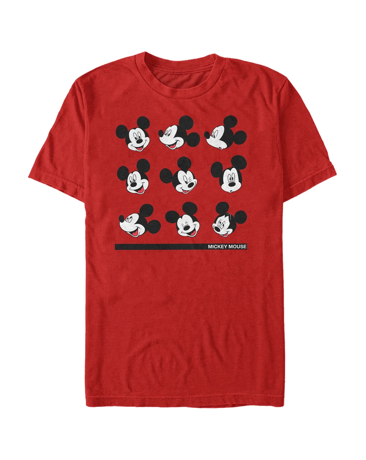 Men's Mickey Classic Mickey Expressions Short Sleeve T-shirt