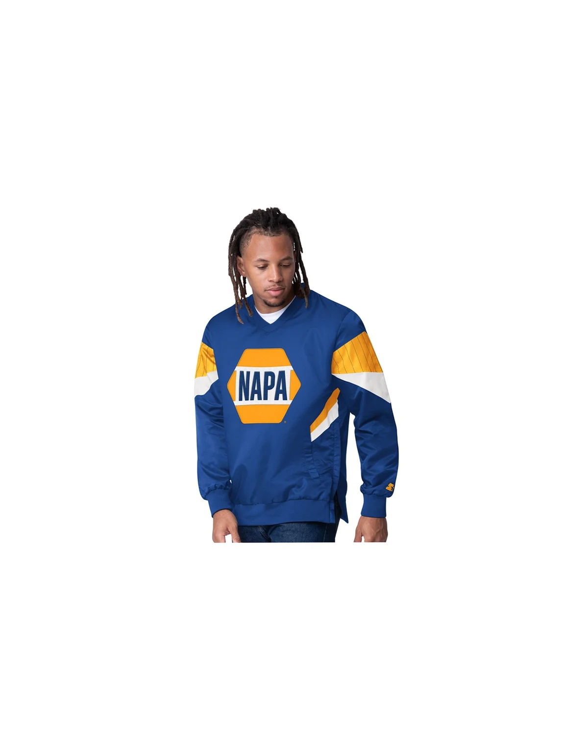 Men's Royal Chase Elliott Napa Striker I V-Neck Pullover Jacket