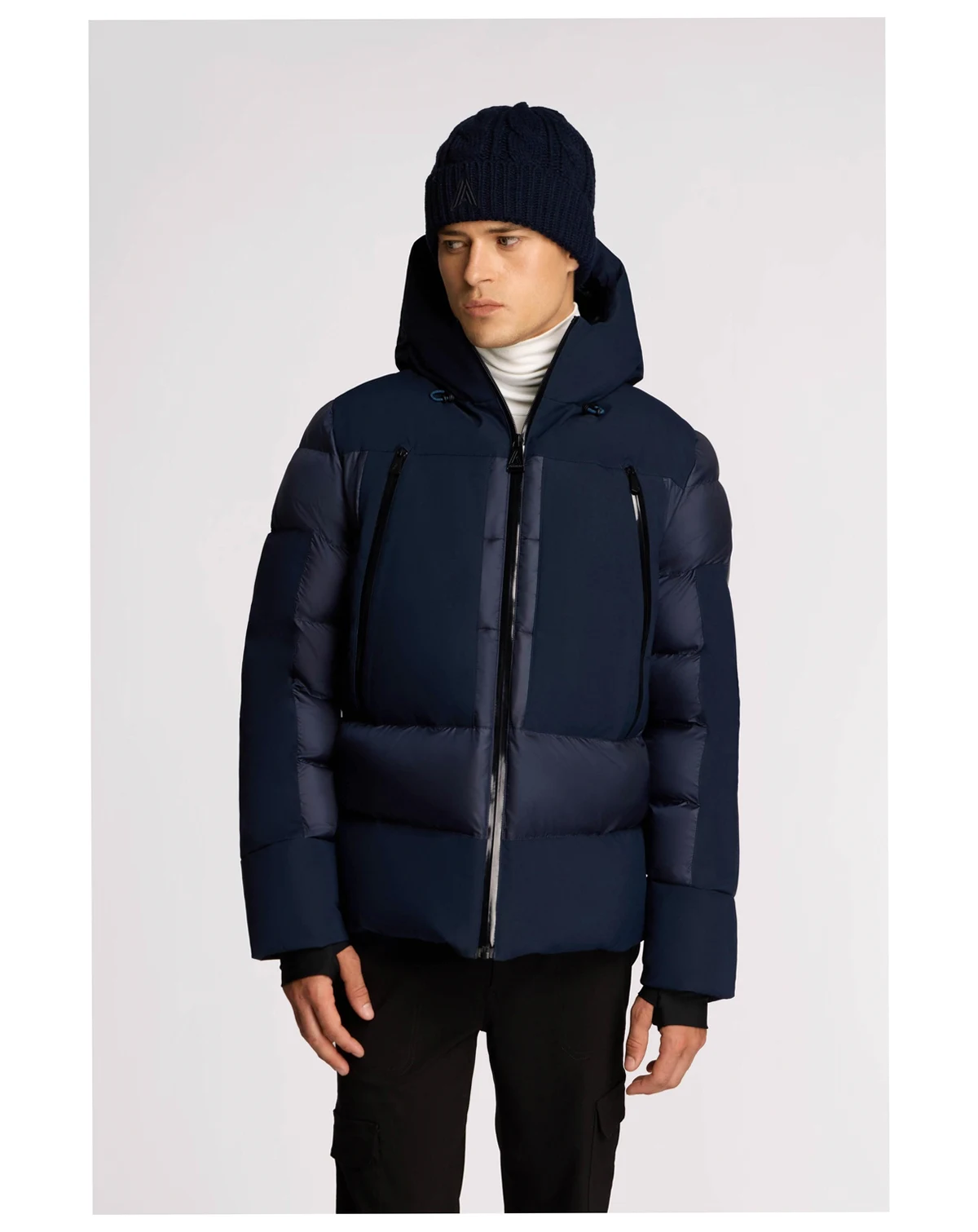 Men's Barren Heavyweight Multi-Tone Puffer with Semi-Lustrous Finish