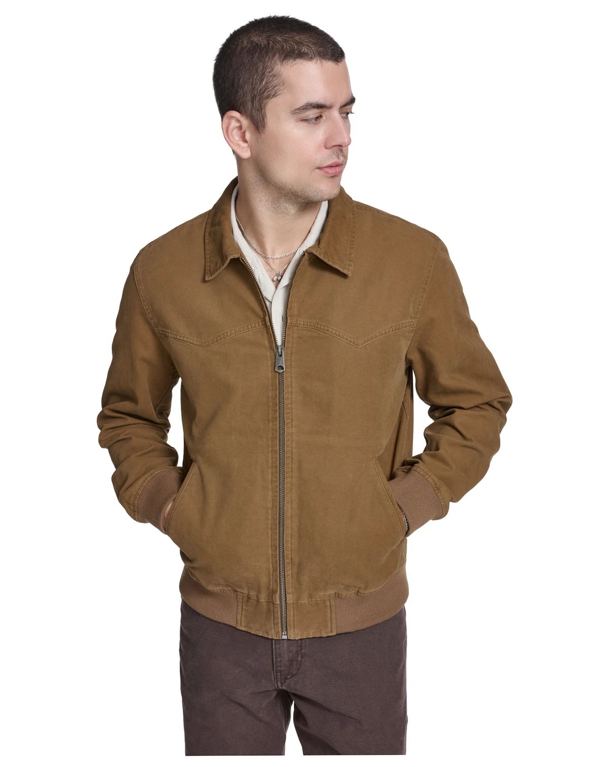 Men's Cotton Western Bomber Jacket