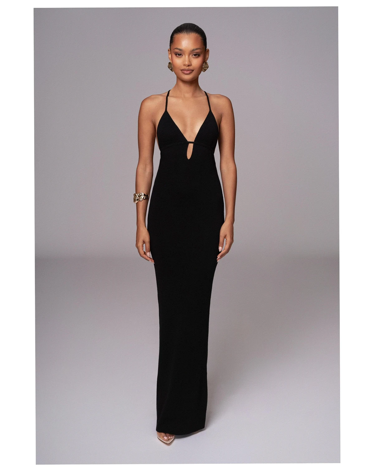 Women's Sun Rays Knit Maxi Dress