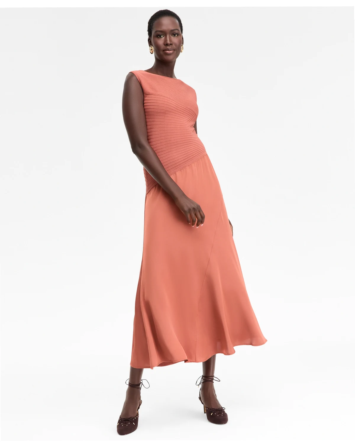 Women's Mixed-Media Sweater Dress, Macy's Exclusive