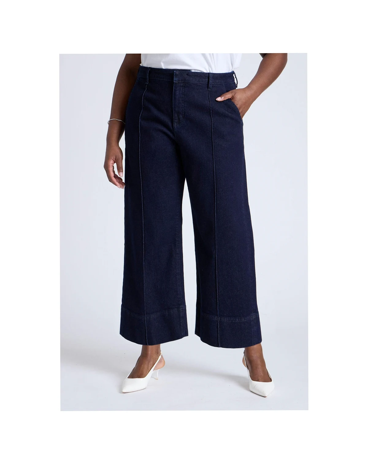 Women's Plus Size The Pintuck Trouser Jean