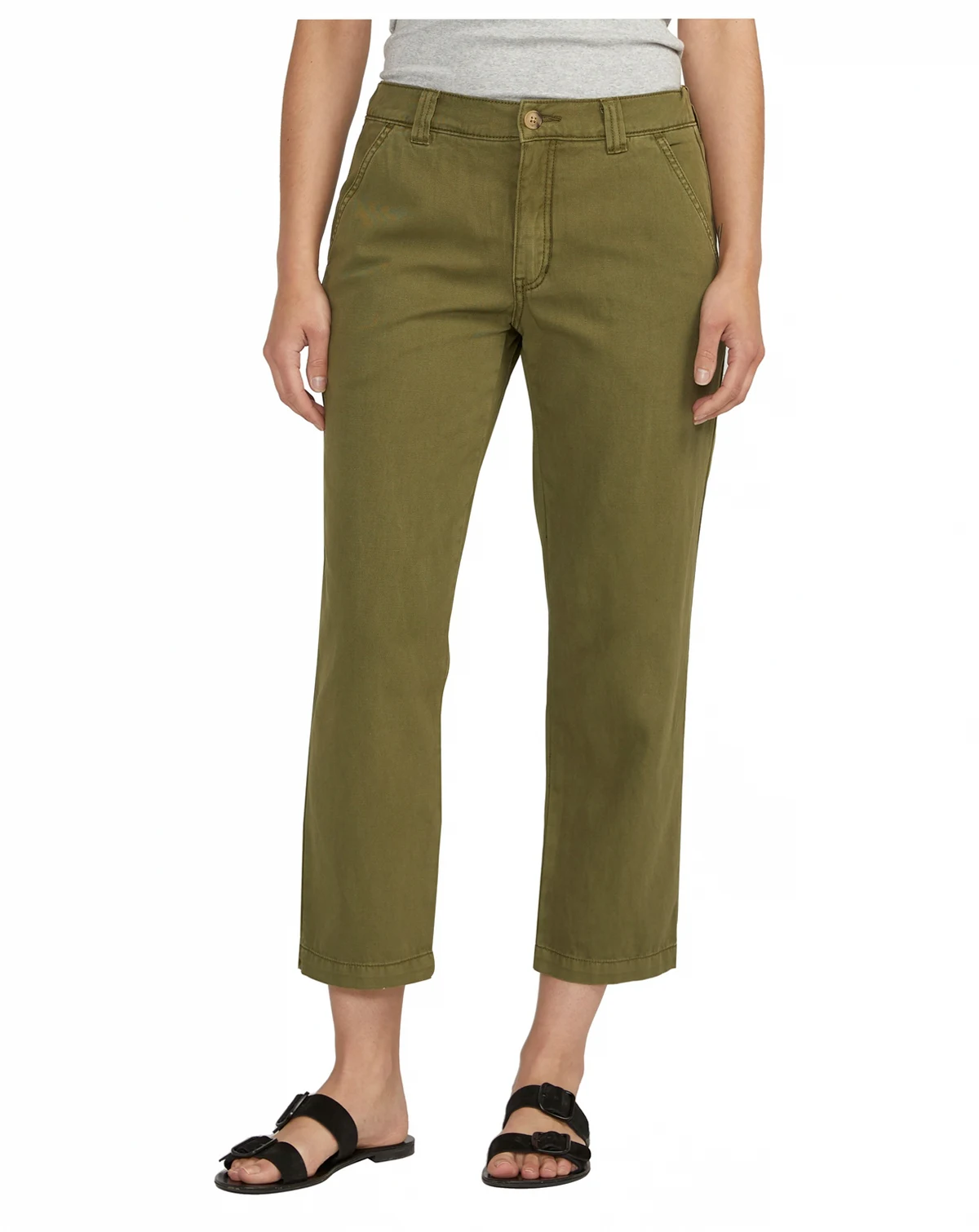 Women's Chino Tailored Cropped Pants