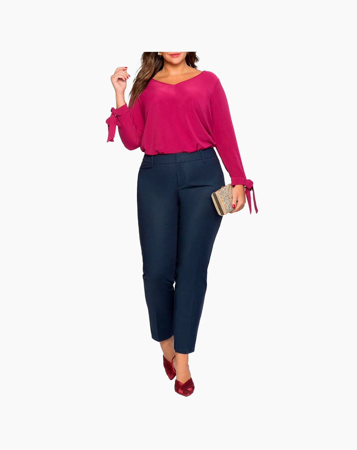 Plus Size Tall Kady Fit Double-Weave Pant