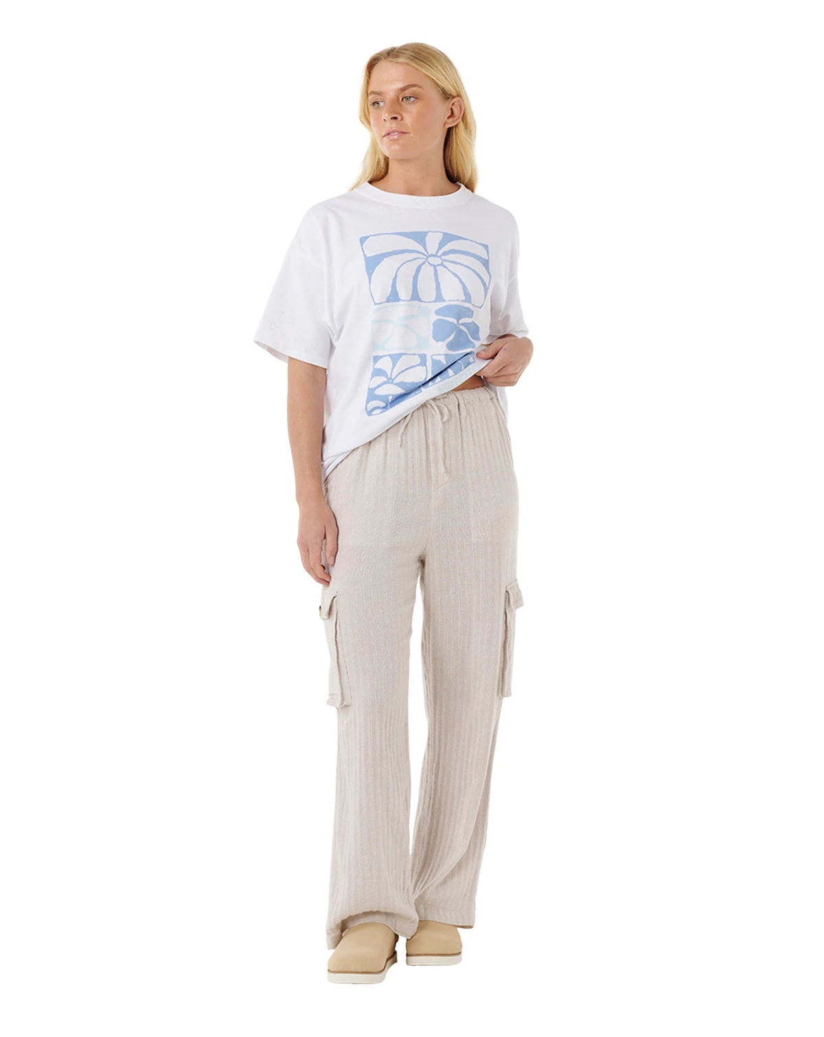 Women's Oceanic Textured Relaxed Fit Pants
