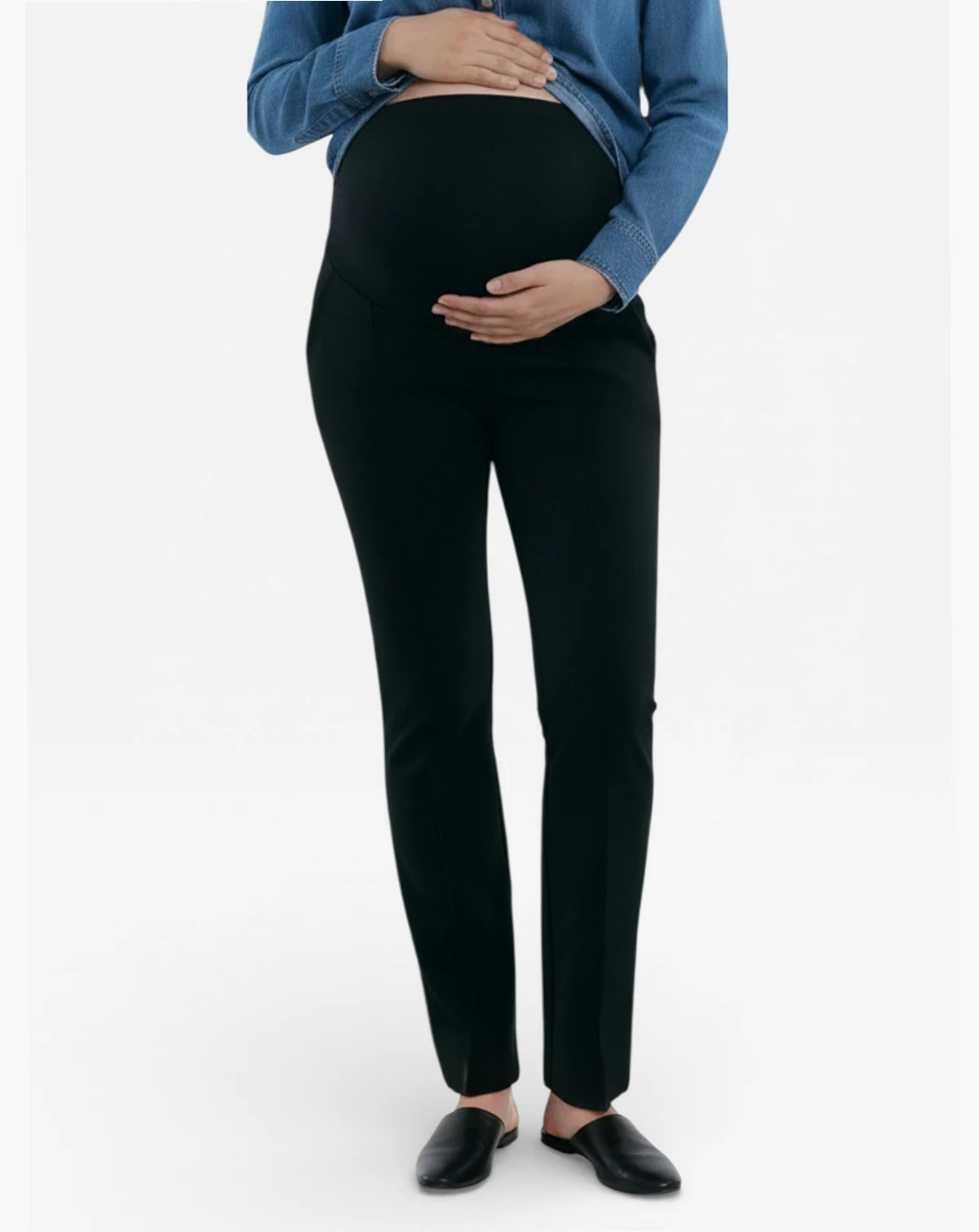 Women's Mia Secret Fit Over the Belly Slim Straight Leg Pant - Motherhood Maternity