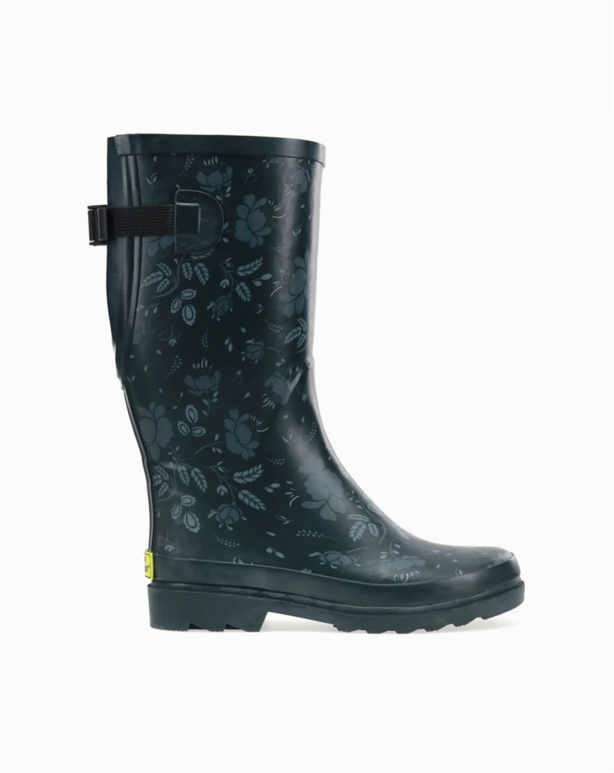 Women's Feminine Floral Wide Calf Tall Rain Boot