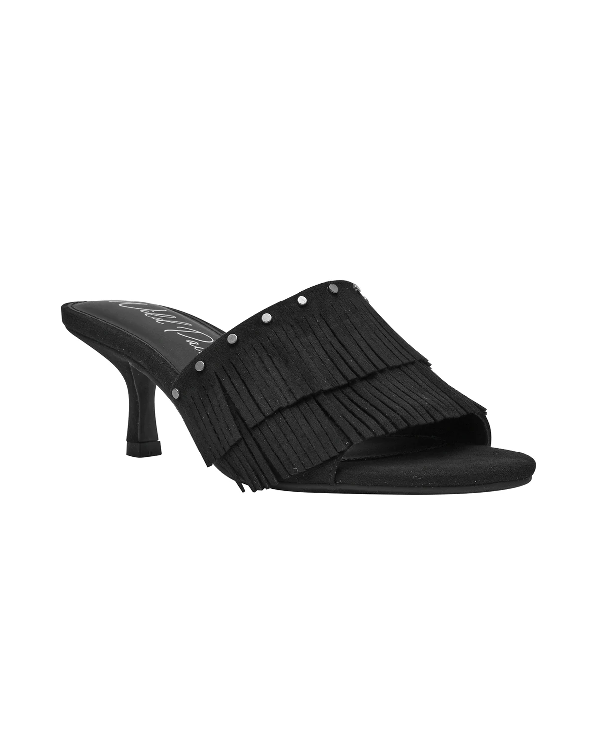 Women's Salma Fringe Kitten Heel Dress Sandals, Macy's Exclusive