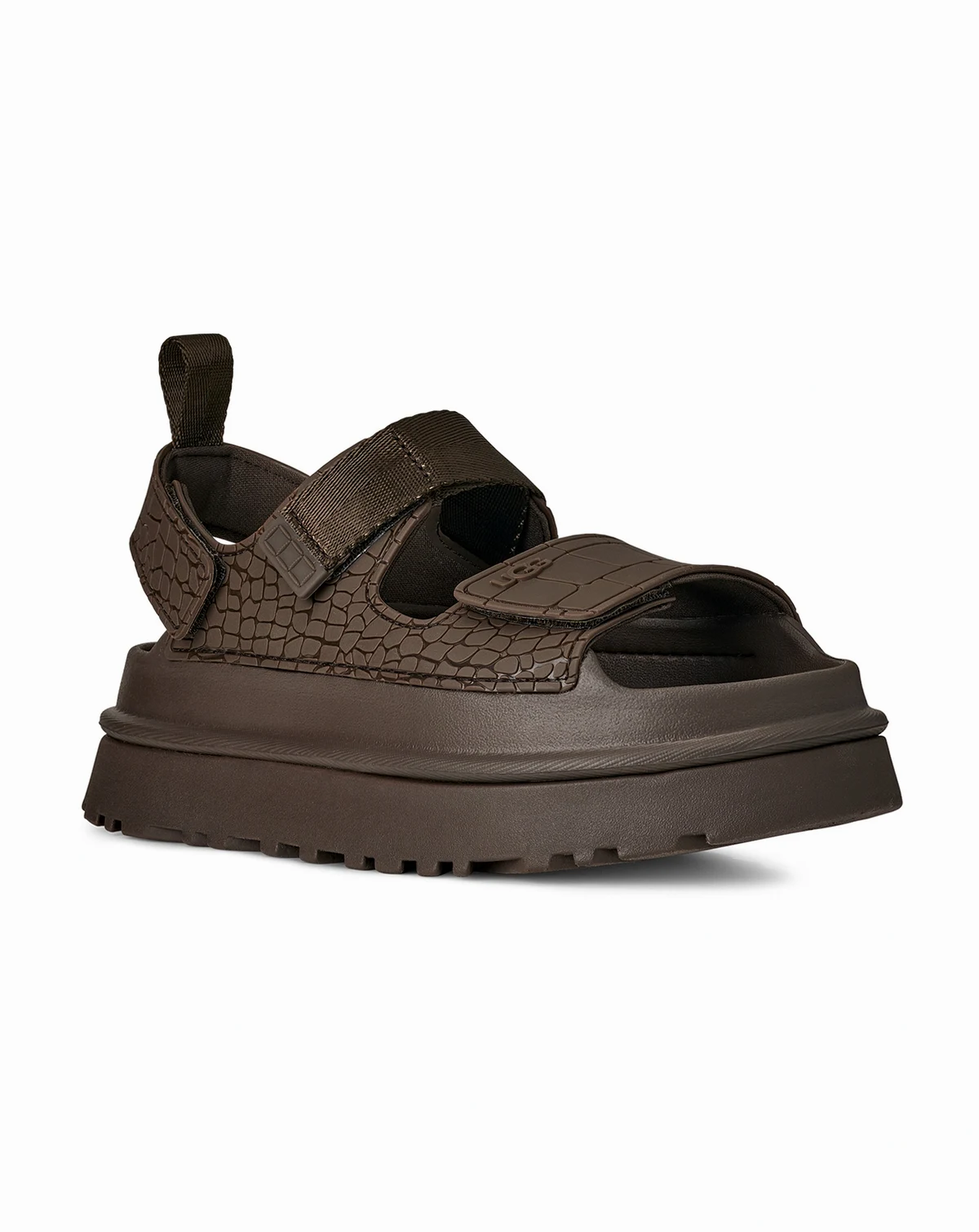 Women's GoldenGlow Embossed Open Toe Sandals