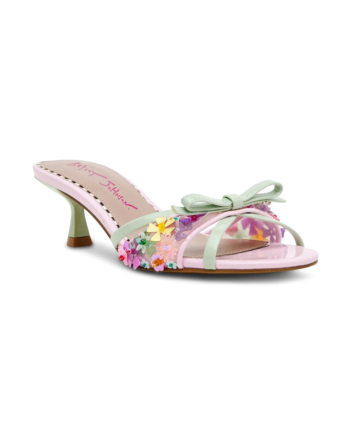 Women's Shirley Ditsy Floral Kitten Heel Sandals