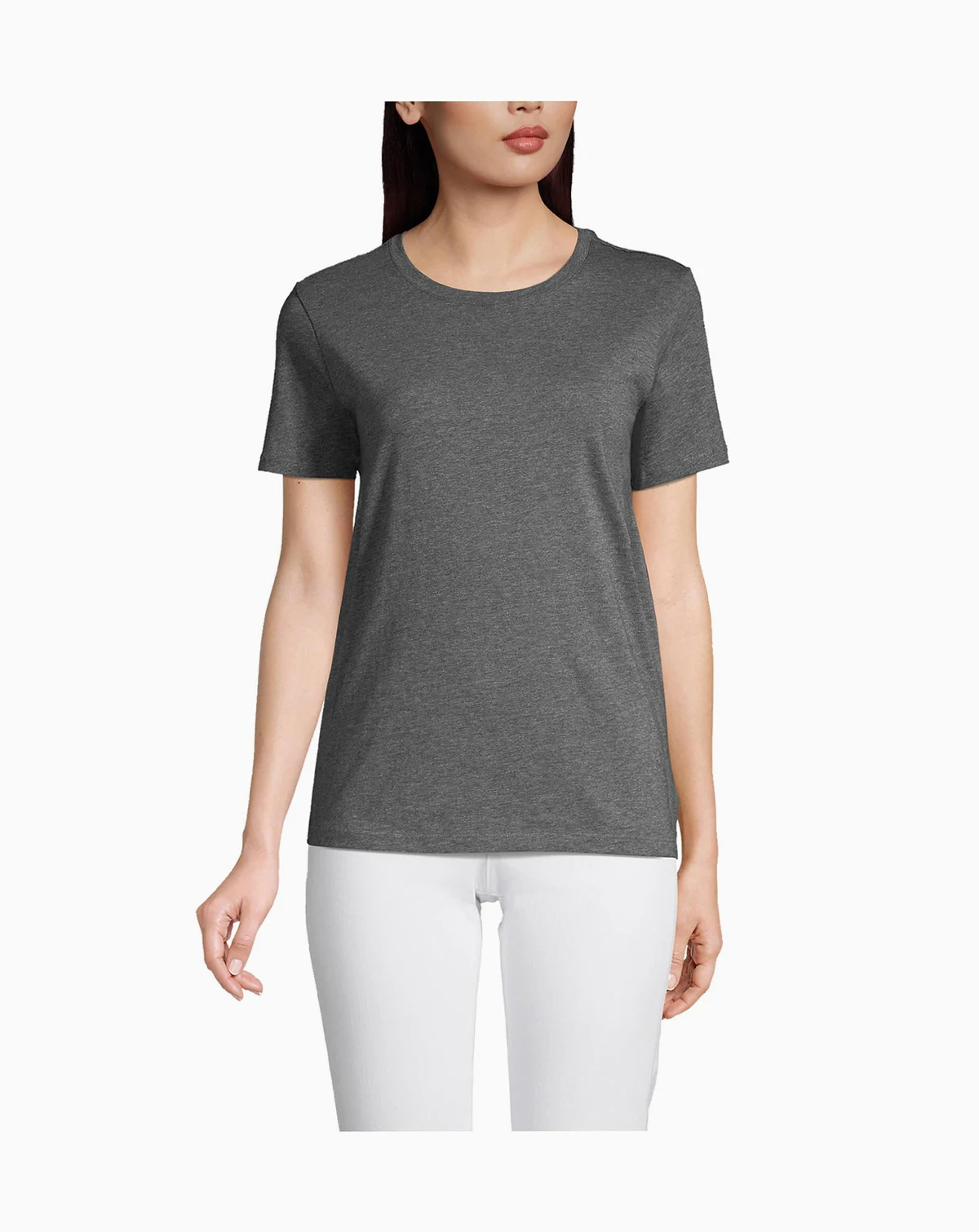 Women's Tall Relaxed Supima Cotton Crew Neck T-Shirt